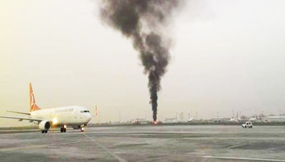 Atatürk Havalimanı'nda korkutan yangın