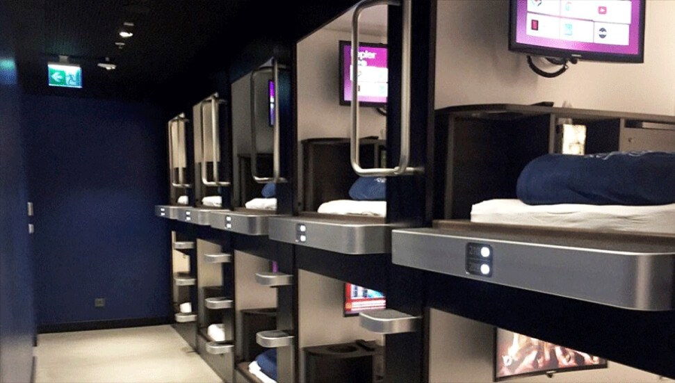 Sabiha Gökçen'de uyku kabinleri hizmete girdi: Bir saatlik ücret 7 Euro
