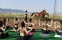“Atlarla Yoga” etkinliği doğa ve huzuru bir araya getirdi