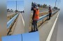 Lefkoşa-Güzelyurt ana yolunda oto korkuluk çalışmaları başladı