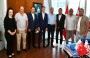 Amcaoğlu, KTSYD heyeti ile bir araya geldi: Hüseyin Amcaoğlu spora büyük önem veriyor