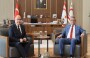 Cumhurbaşkanı Erhürman, Türkiye'nin Lefkoşa Büyükelçisi Ali Murat Başçeri’yi kabul etti