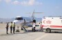 Gemi kazasından kurtarılan 8 aylık hamile Gökdaş ambulans uçakla Türkiye'ye gönderildi