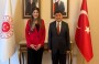 Zalihe Mendeli'den Mustafa Göksu'ya nezaket ziyareti