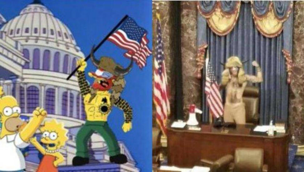 Προβλέπουν οι Simpsons την επιδρομή στο κτίριο του Κογκρέσου;