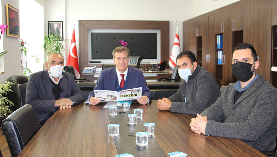 Υπουργός Erhan Arıklı, σχετικά με την αντιπροσωπεία του Κυπριακού Συνδέσμου Εργολάβων Ηλεκτρισμού