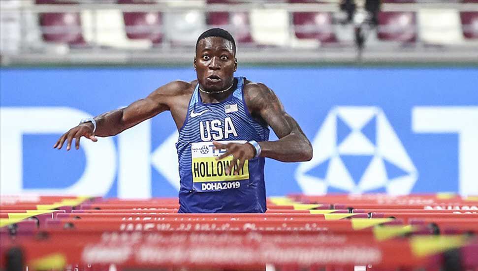 Ο αμερικανός αθλητής Grant Holloway, 27χρονο παγκόσμιο ρεκόρ σε εμπόδια 60 μέτρων