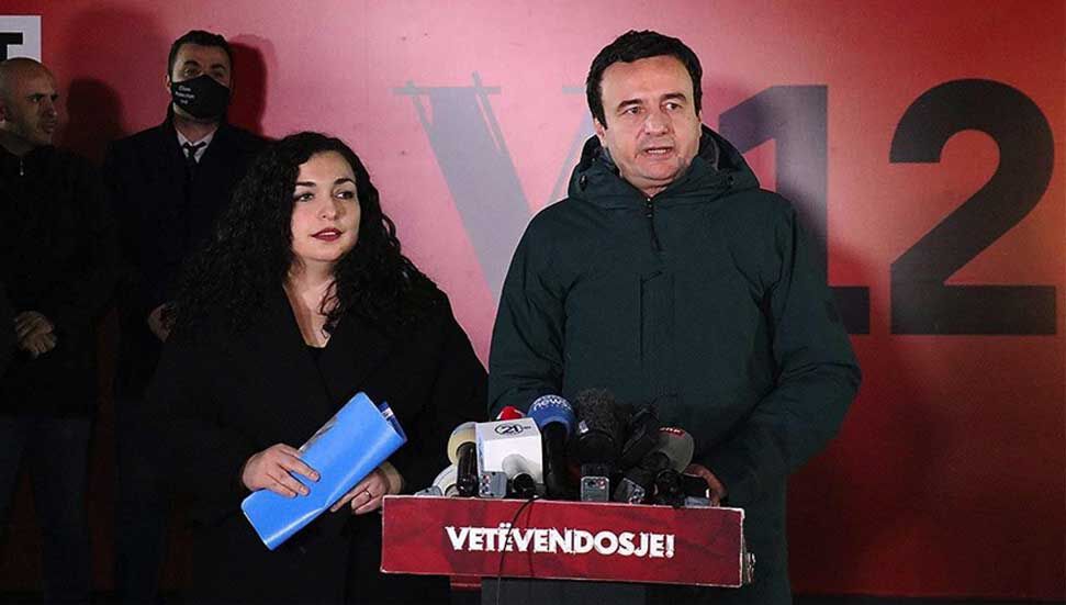 Αποφασίστε τον εαυτό σας Το κίνημα δηλώνει νίκη στις γενικές εκλογές του Κοσσυφοπεδίου