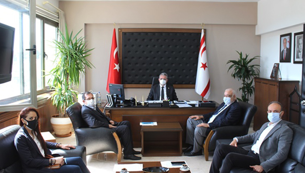 Ο Kutlu Evren δέχτηκε την αντιπροσωπεία του Προέδρου του Τουρκικού Επιμελητηρίου Αρχιτεκτόνων Κύπρου