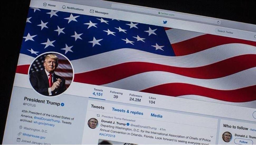 Ο λογαριασμός του Trump και των υποστηρικτών του στα μέσα κοινωνικής δικτύωσης κατά τη διάρκεια της εκλογικής διαδικασίας