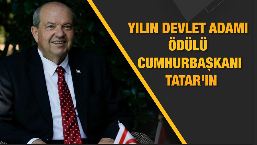 Ersin Tatar, Yılın Devlet Adamı Ödülü'ne layık görüldü - Vimarsana News