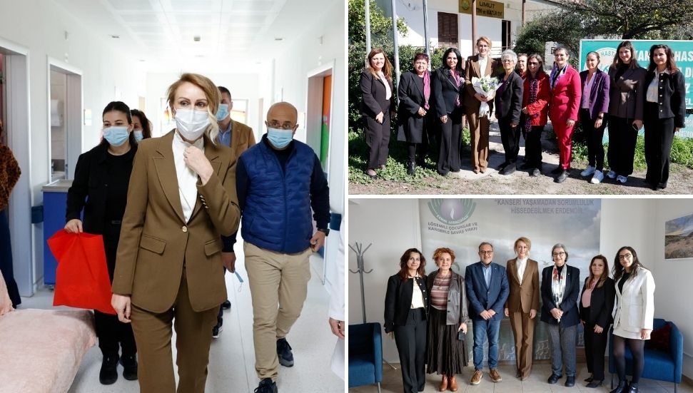 Nilden Bektaş Erhürman’dan 4 Şubat Dünya Kanser Günü’nde anlamlı ziyaretler