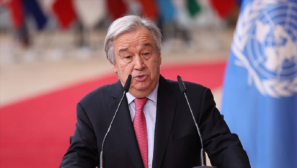 BM Genel Sekreteri Antonio Guterres adaya geldi