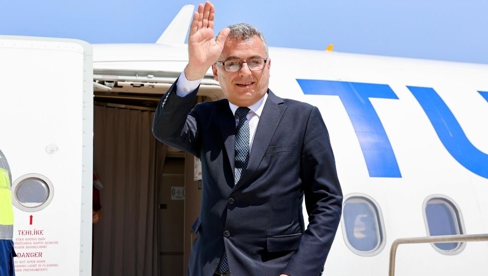 Tufan Erhürman Antalya Diplomasi Forumu’na katılmak üzere Türkiye’ye gitti