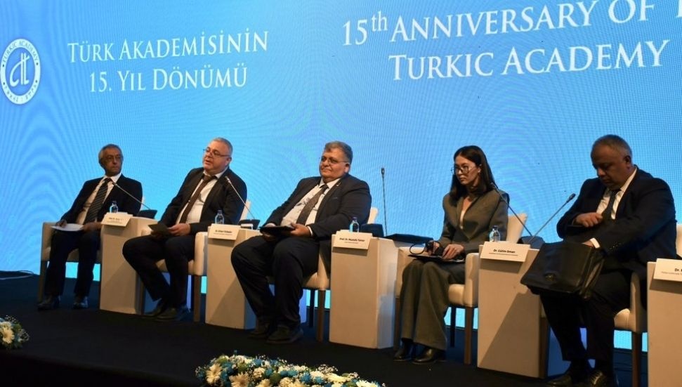 EVKAF Genel Müdürü Tümer Ankara’da düzenlenen Türk Akademisinin 15. kuruluş yıldönümü törenine katıldı