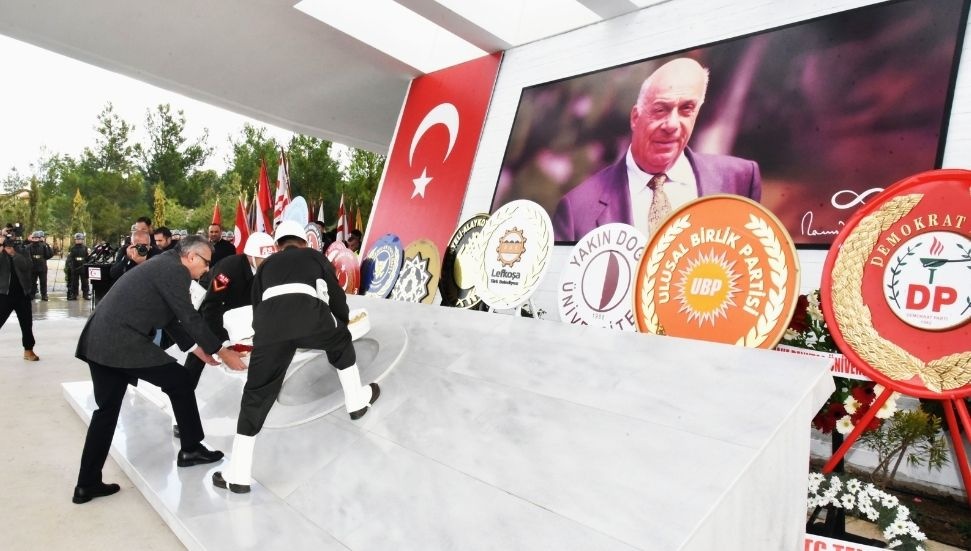 Kurucu Cumhurbaşkanı Denktaş, vefatının 14’üncü yıl dönümünde törenle anıldı