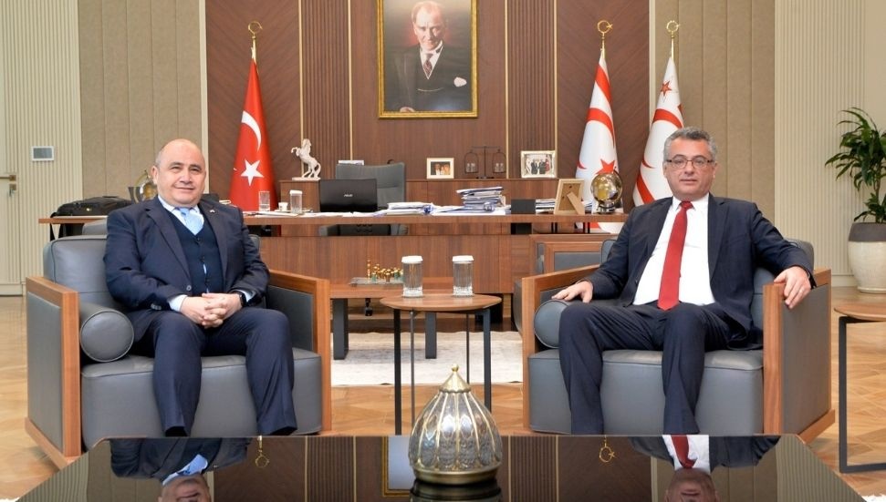 Erhürman, Türkiye Cumhuriyeti Lefkoşa Büyükelçisi Başçeri’yi kabul etti: Güncel konular ele alındı