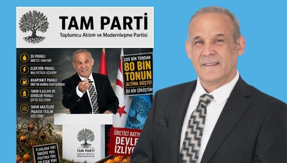 TAM Parti Genel Sekreteri, kendi partisinin ismini yanlış yazdı