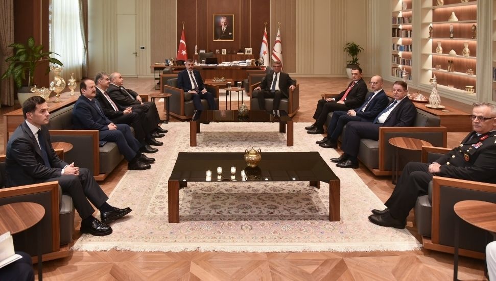 Erhürman, Türkiye İçişleri Bakanı Çiftçi’yi kabul etti: Çift