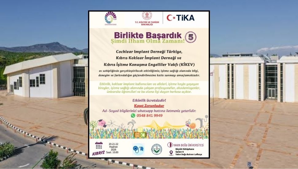 Cochlear İmplant Derneği Türkiye ile TİKA iş birliğinde "Birlikte Başardık Şimdi İlham Olma Zamanı" etkinliği