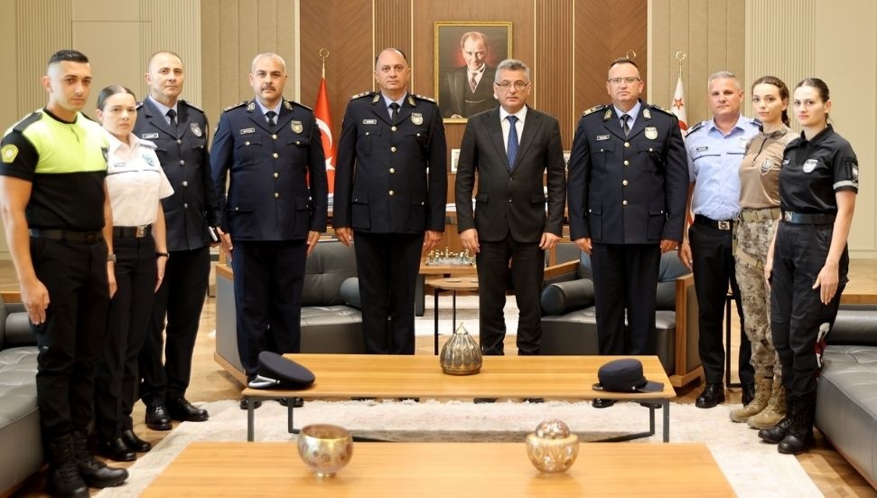 Erhürman, Adalıer'i kabul etti: Polis Teşkilatı toplumun en çok güven duyduğu kurumlar arasında