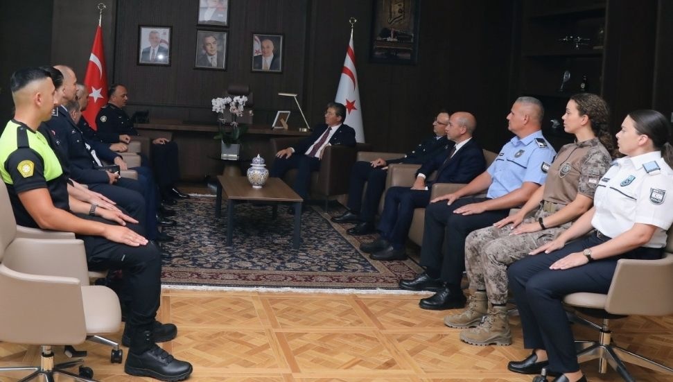 Üstel, Adalıer'i kabul etti: Polis Teşkilatı devletin en önemli ve vazgeçilmez kurumlarından biridir
