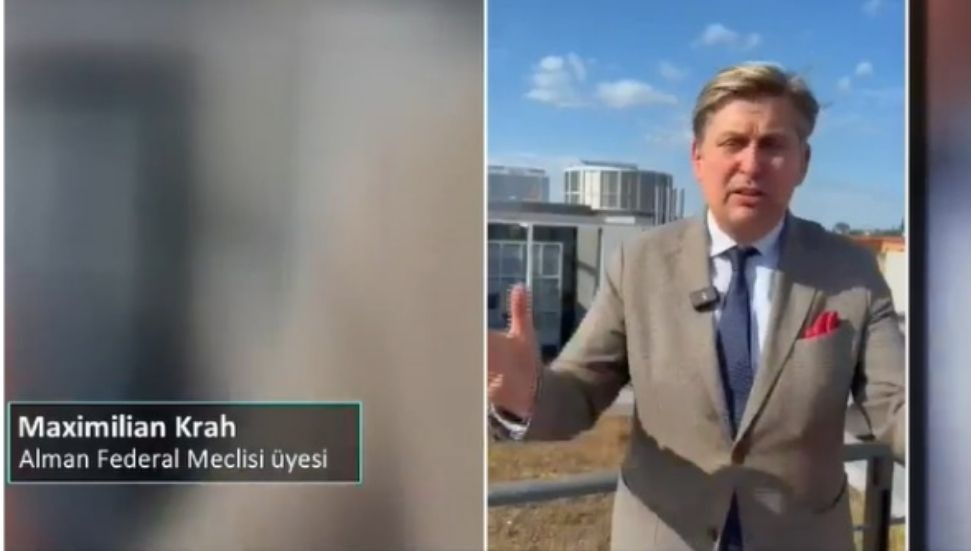 Alman Meclisi Milletvekili Krah: Kuzey Kıbrıs halkının devleti ve kurumları tanınmayı hak ediyor