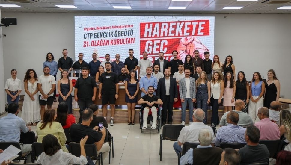 CTP Gençlik Örgütü Başkanı yeniden İsmail Barbaros: Yeni Gençlik Meclisi de belirlendi
