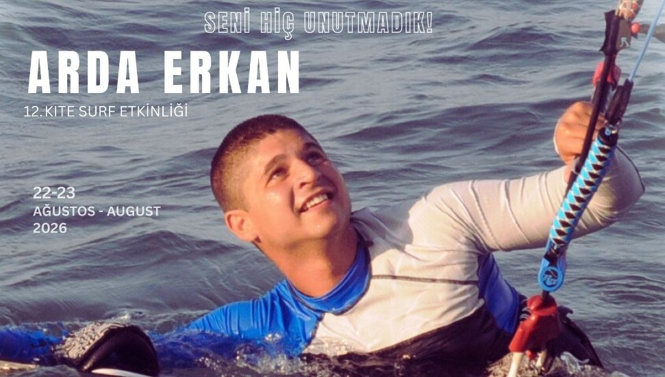 Arda Erkan 12. Kite Surf etkinliği 22-23 Ağustos’ta Yedidalga’da düzenleniyor
