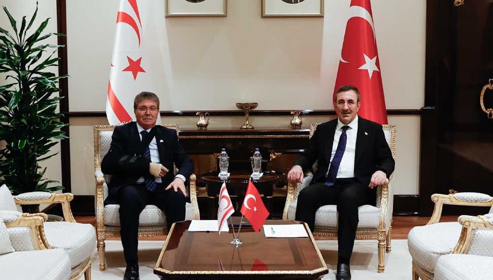 Başbakan Üstel, Türkiye Cumhurbaşkanı Yardımcısı Yılmaz görüştü