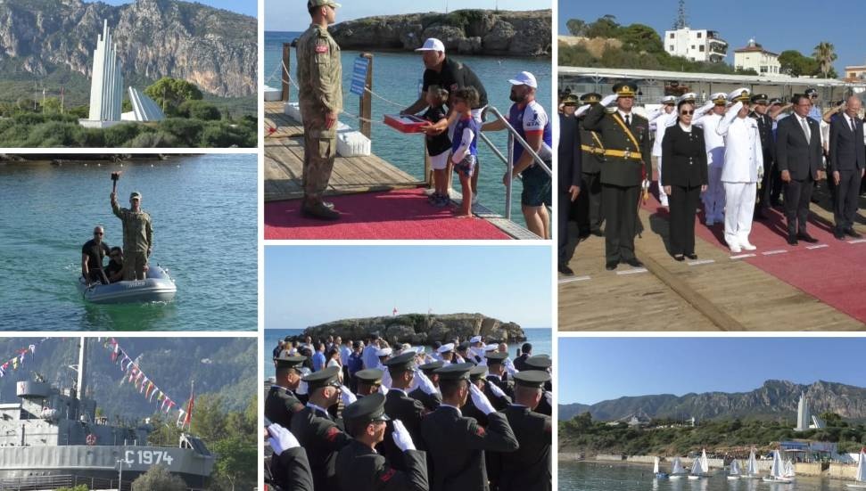20 Temmuz Barış ve Özgürlük Bayramı: Yavuz Çıkarma Plajında tören düzenlendi