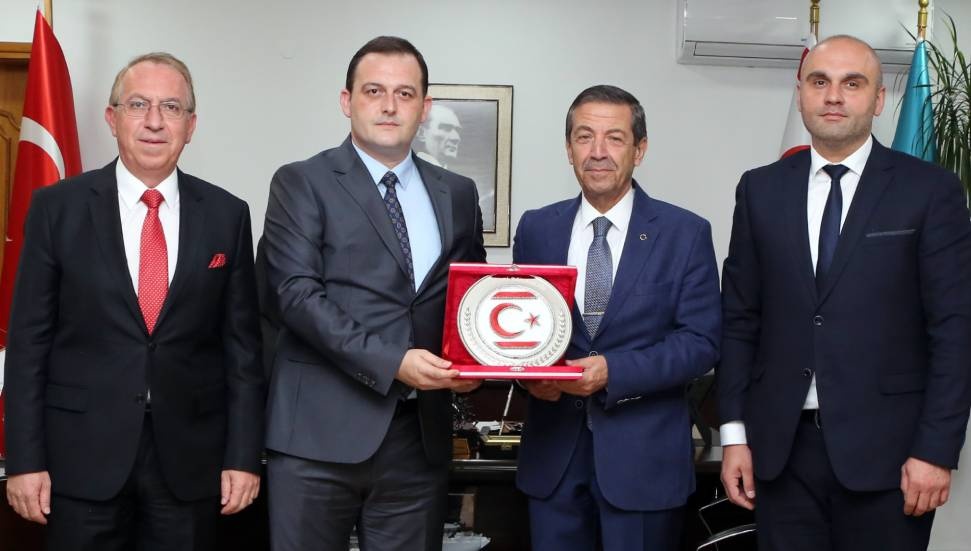 Ertuğruloğlu, Kuzey Makedonya Türk Demokratik Partisi heyetini kabul etti