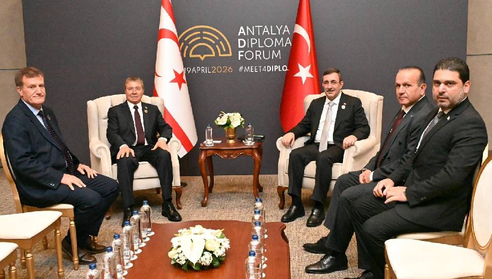 Başbakan Ünal Üstel, Cevdet Yılmaz ile görüştü: Bölgesel gelişmeler ele alındı