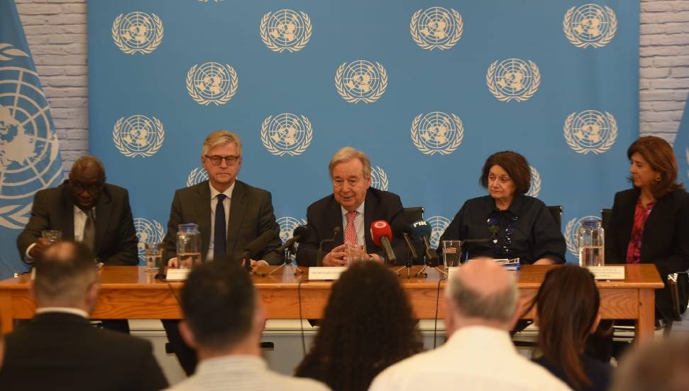 Antonio Guterres, sivil toplum örgütlerinin temsilcileriyle bir araya geldi
