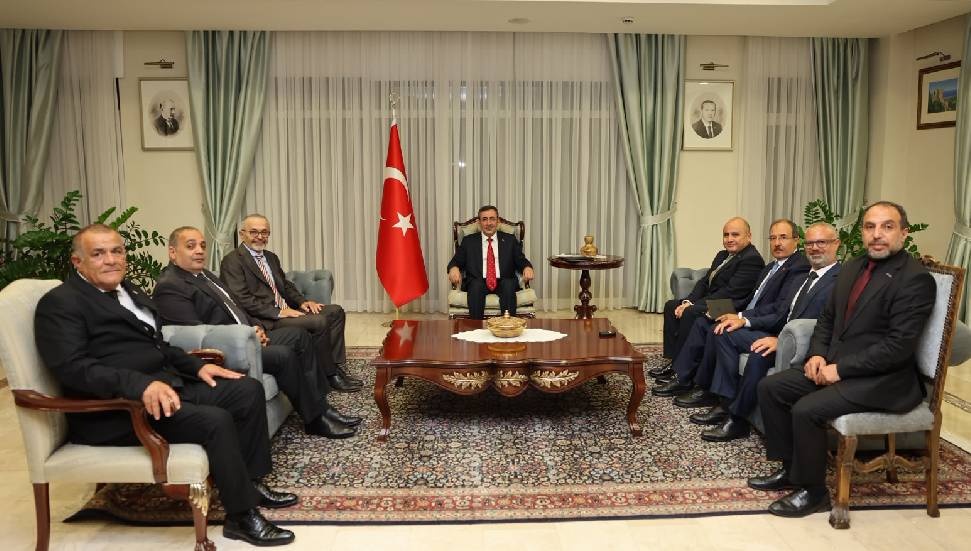 MÜSİAD KKTC heyeti, Cevdet Yılmaz ile bir araya geldi: Ekonomik iş birliği masaya yatırıldı
