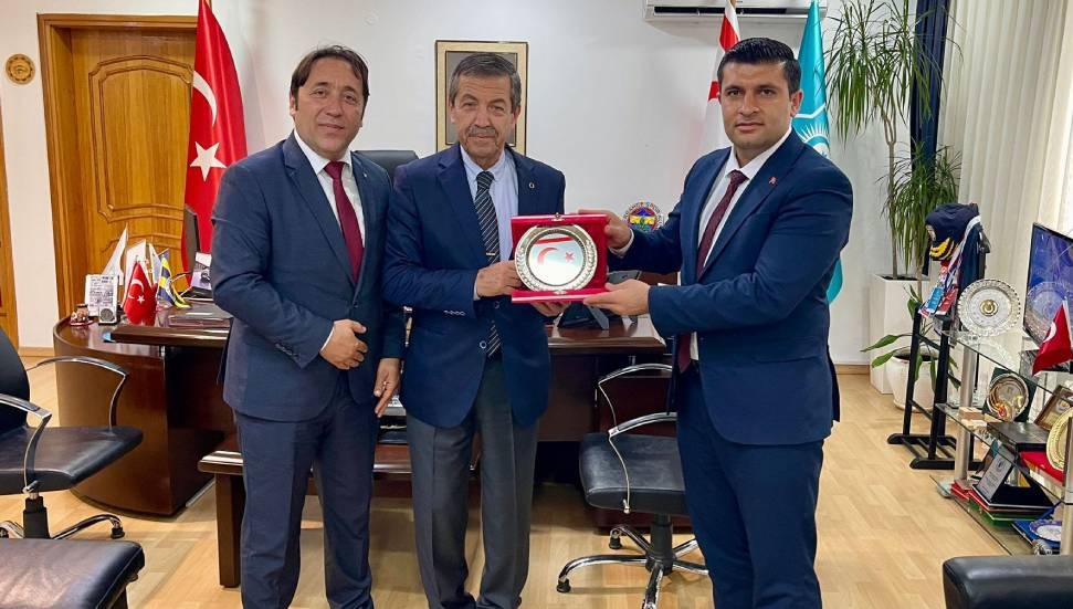 Ertuğruloğlu, TÜRKGEF Başkanı Bayduz’u kabul etti: Projelerle ilgili bilgi verildi