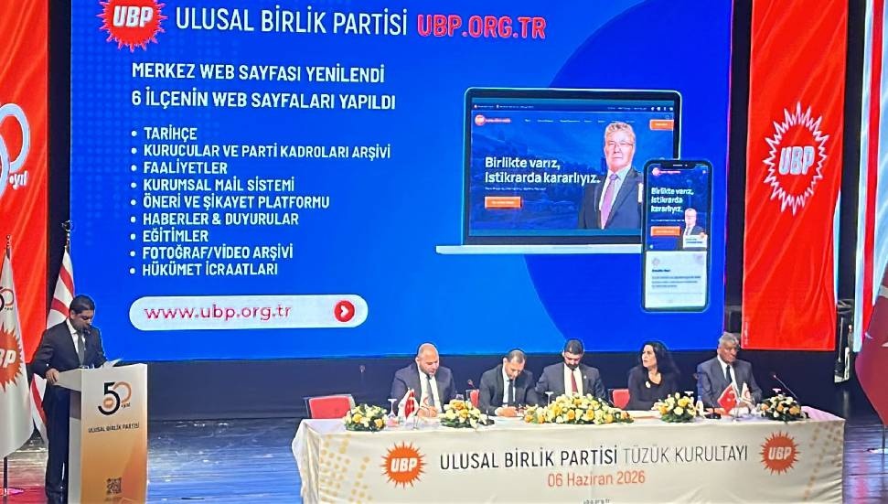 CANLI - UBP Tüzük Kurultayı yapılıyor: Bizler UBP olarak geleceğin de sorumluluğunu taşıyoruz