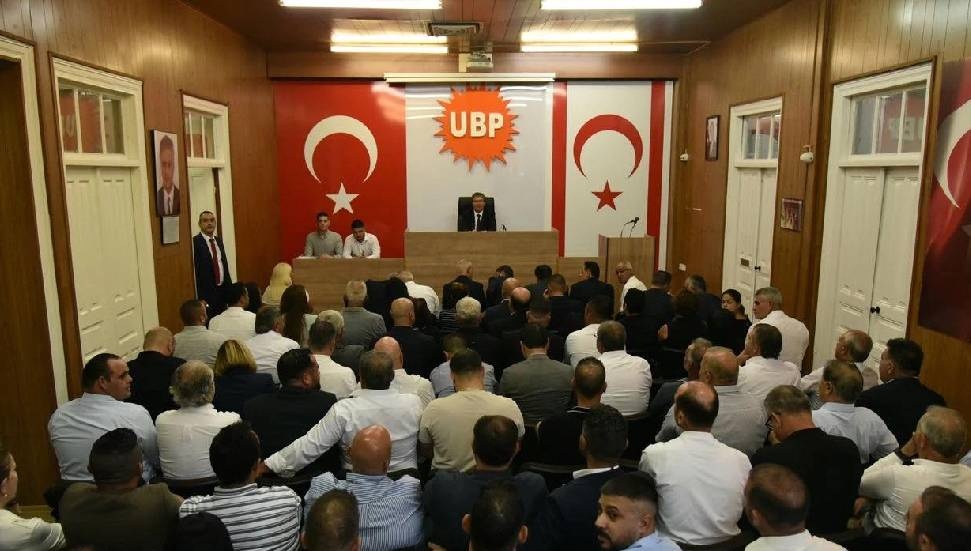 UBP’de yoğun mesai: Önce Grup Toplantısı, ardından genişletilmiş MYK ve Parti Meclisi