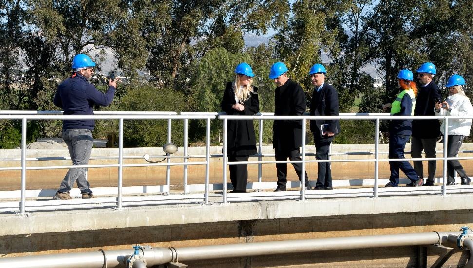 Nilden Bektaş Erhürman’dan Haspolat Arıtma Tesisi’ne ziyaret: Tarım politikası mutlaka geliştirilmeli