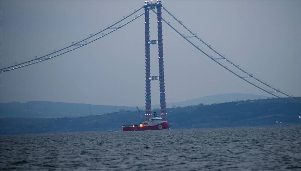 Σεισμικό ερευνητικό πλοίο «Barbaros Hayrettin Paşa» από το Στενό Çanakkale